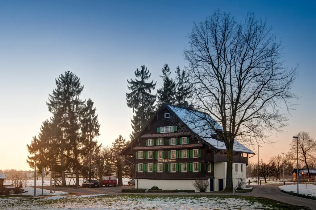 Das Bauernhaus im Winter